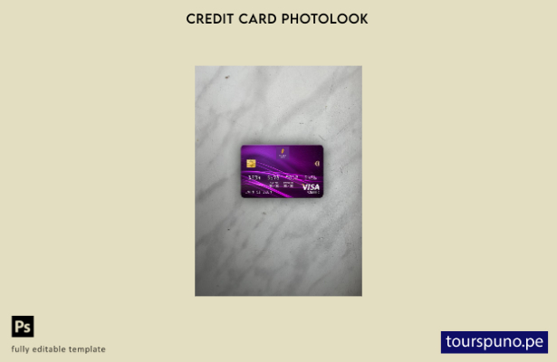 listo para imprimir Nigeria Polaris Bank visa tarjeta clásica fotolook plantilla